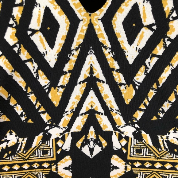 BCBG Geometric Dress with Back Detail - Picture 6 of 7